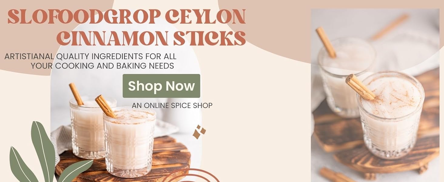 Slofoodgroup Ceylon Cinnamon Sticks ingredients for cooking and baking