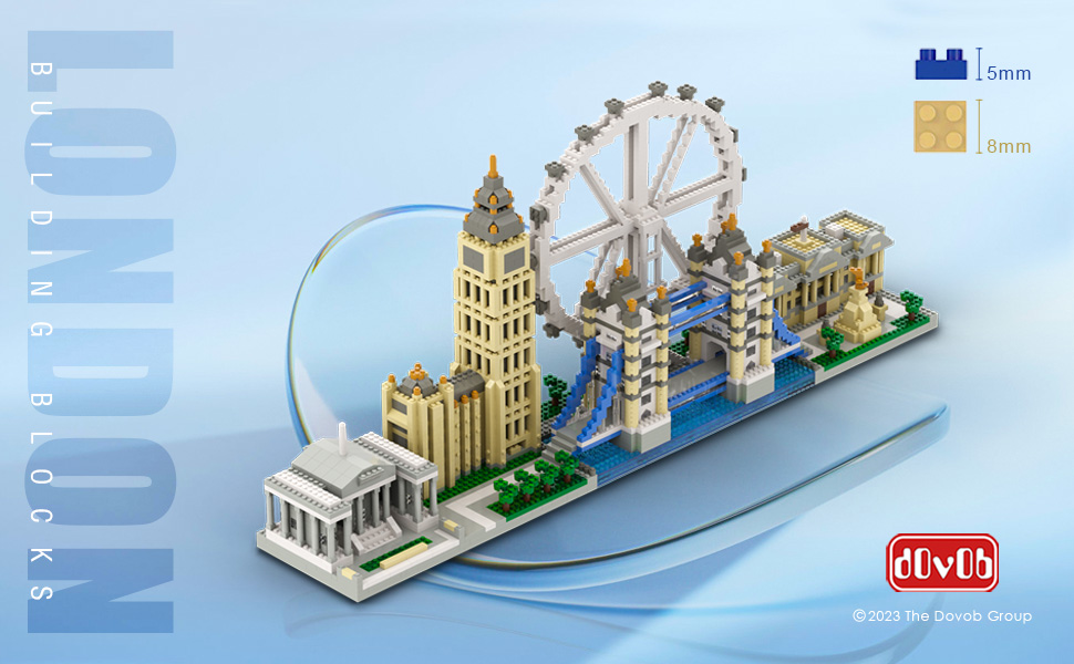 london skyline micro blocks