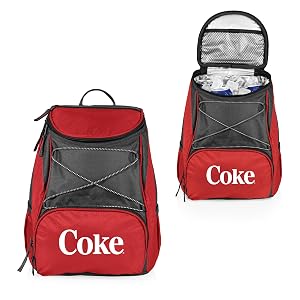 hiking cooler beverage bag portable cooler beach backpack tailgate bag food storage carryall red