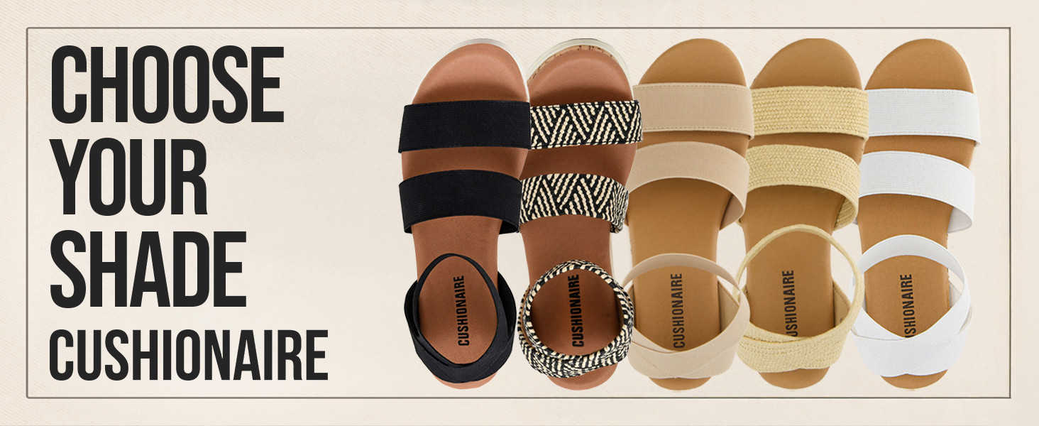 naomi, banner, lifestyle, infographic, cork wedge sandal
