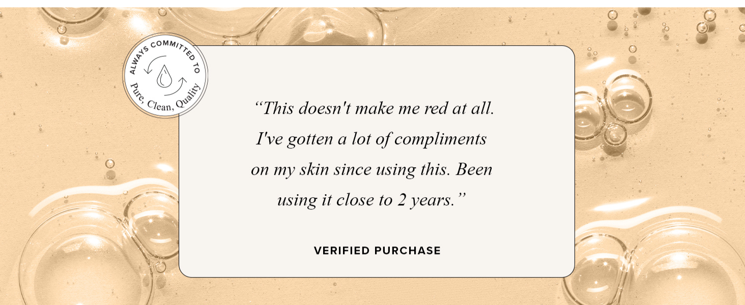 helps with redness