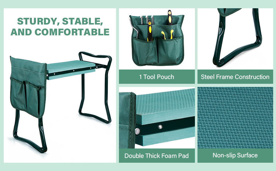 Folding Garden Kneeler Seat