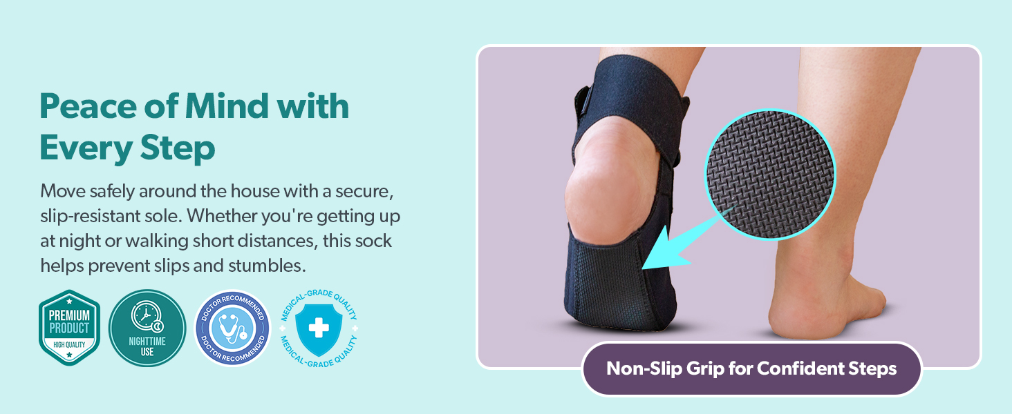 Braceability Plantar Fasciitis Night Splint Sock
