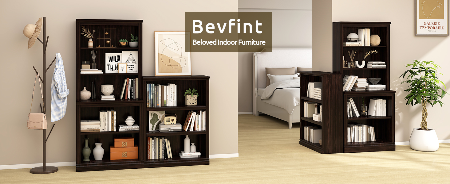 bookcases in living room