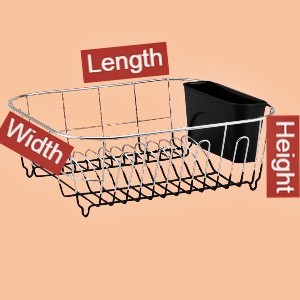 Dish Drainer Size