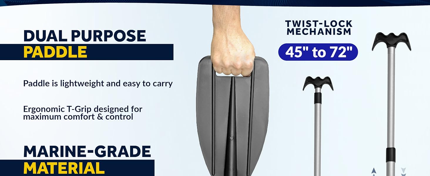 boat paddle canoe paddle and boat hook