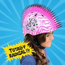 mohawk helmet, 3d helmet, kid, boy, girl, child
