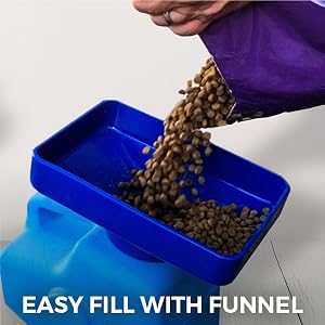 sagan life aquabrick funnel for ease of filling with dry goods