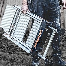 Man carrying Jumbo Step