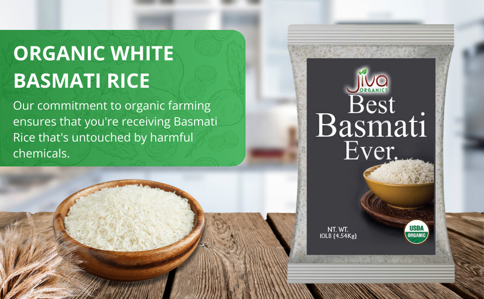 organic white basmati rice