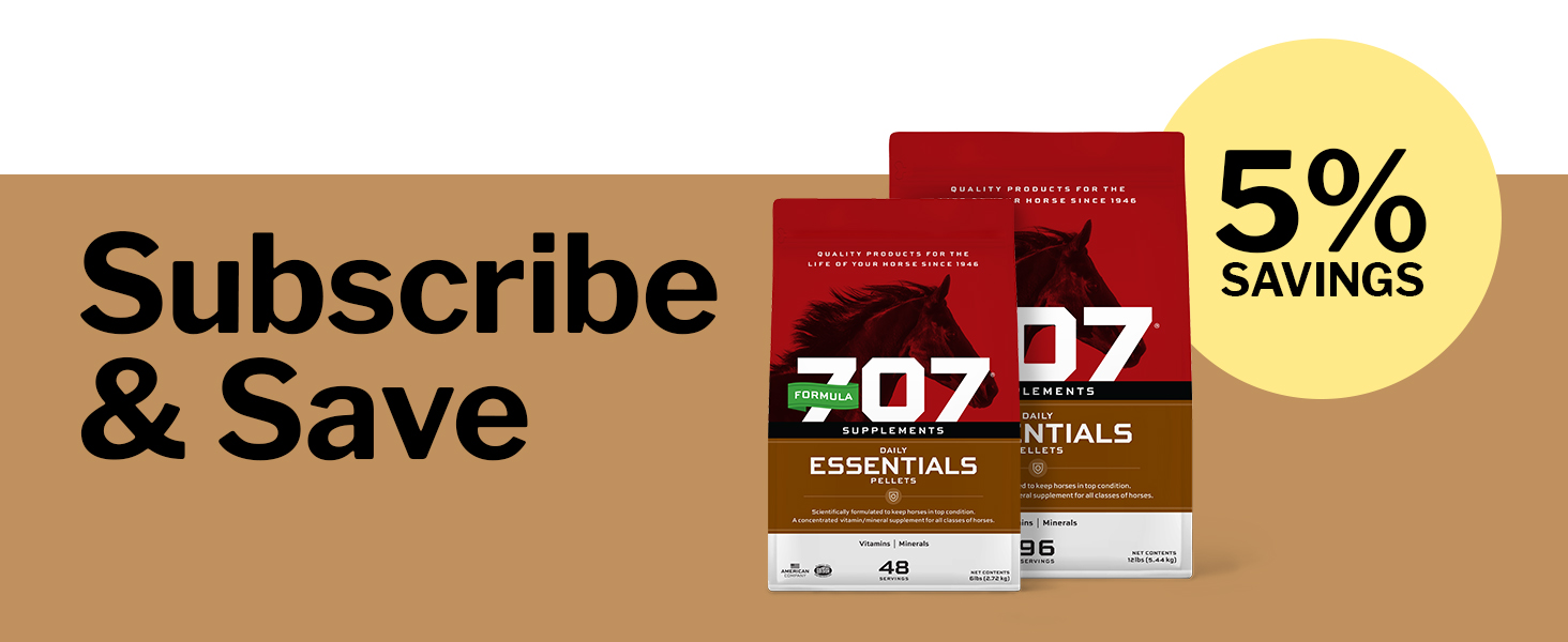 daily essentials vitamin mineral pellet feed horse