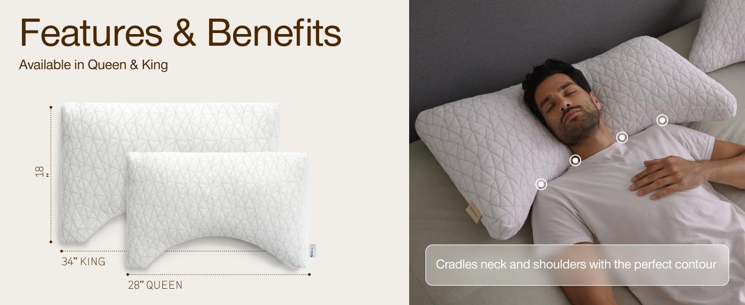 original crescent side sleeper pillow adjustable back sleeper pillow soft firm medium plush support