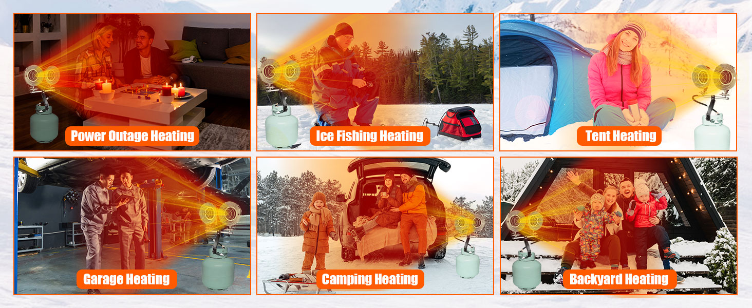 Propane Tank Top Heater Portable