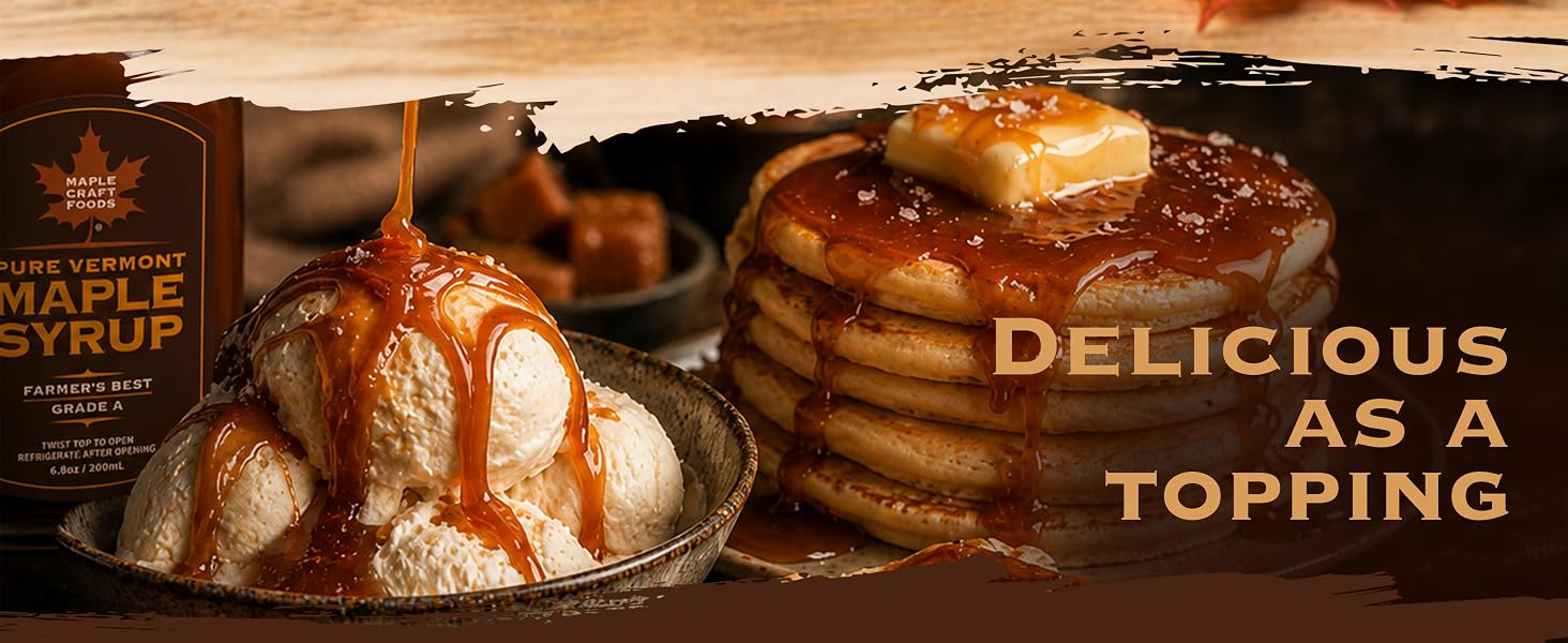 natural sweetener maple glaze breakfast essentials table syrup handcrafted food gift kitchen pantry