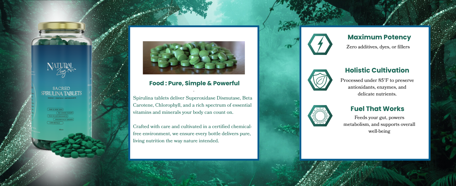 Organic Spirulina Tablets