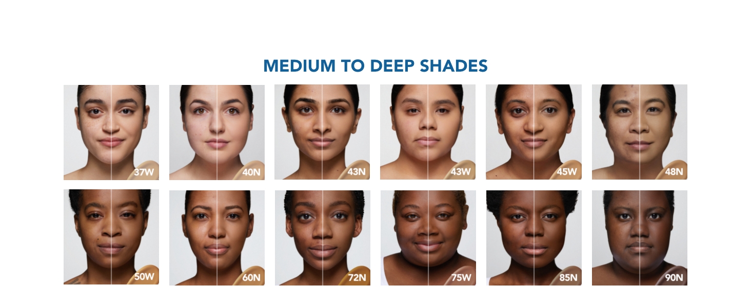 DIVERSE SKIN TONES FOR DARKER SKIN TONES