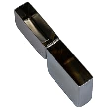 case shape, inside unit, flat edges