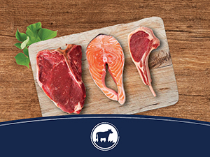 Responsibly sourced protein like Free-Range Bison, Wild-caught Salmon &amp;amp; Pasture Raised Lamb