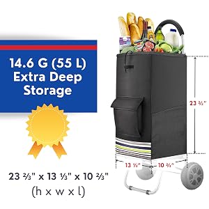 14.6 G, 55L Extra Deep Storage