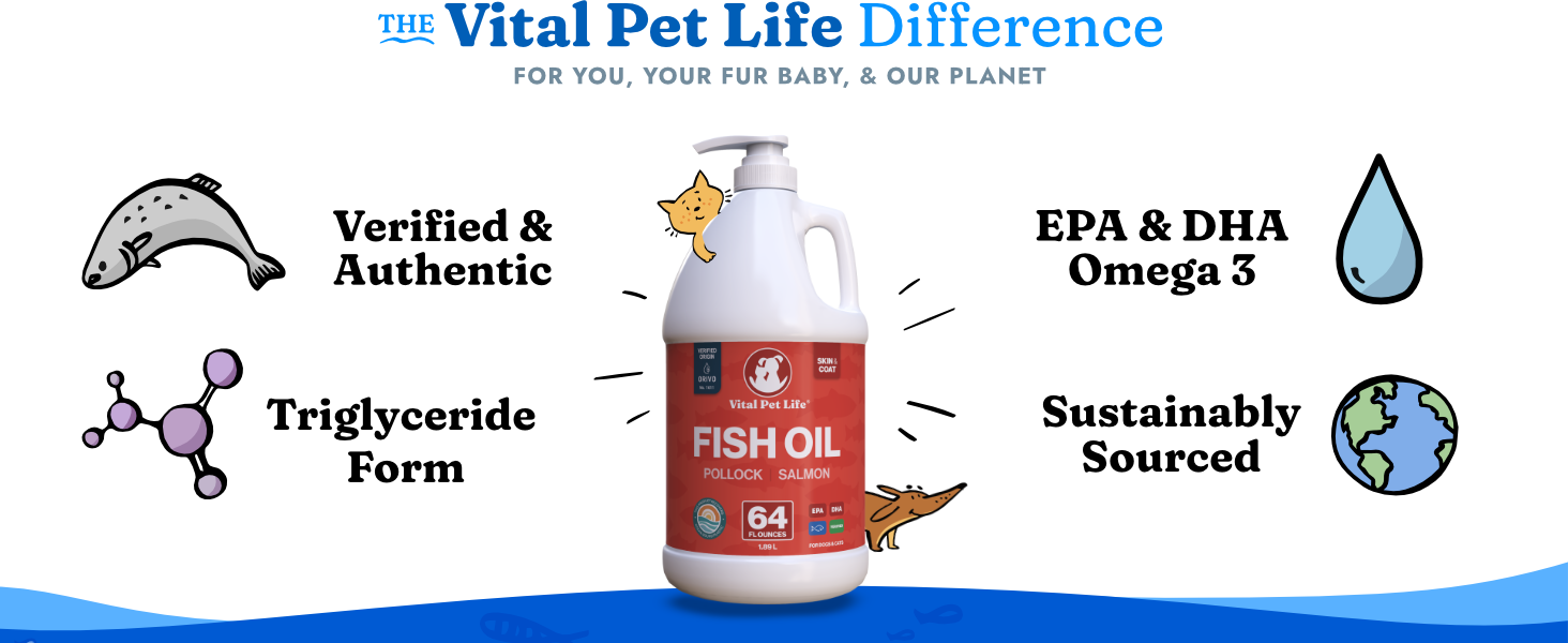 vital pet life difference natural safe authentic pure omega sustainable triglyceride