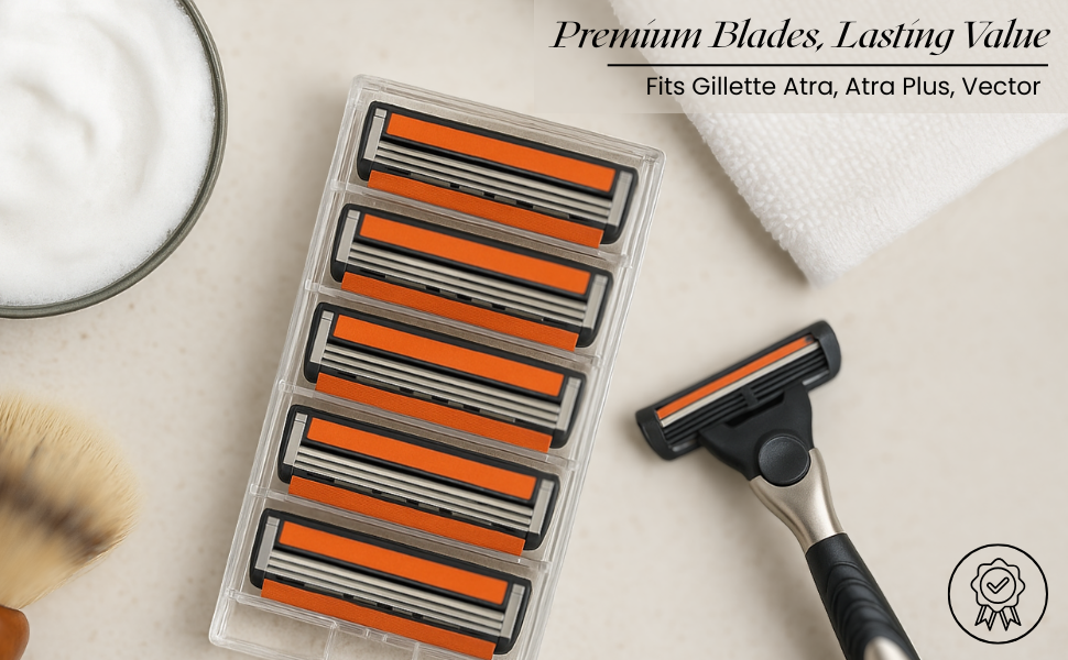 30 Taconic Shave Triple Blade Razor Cartridges