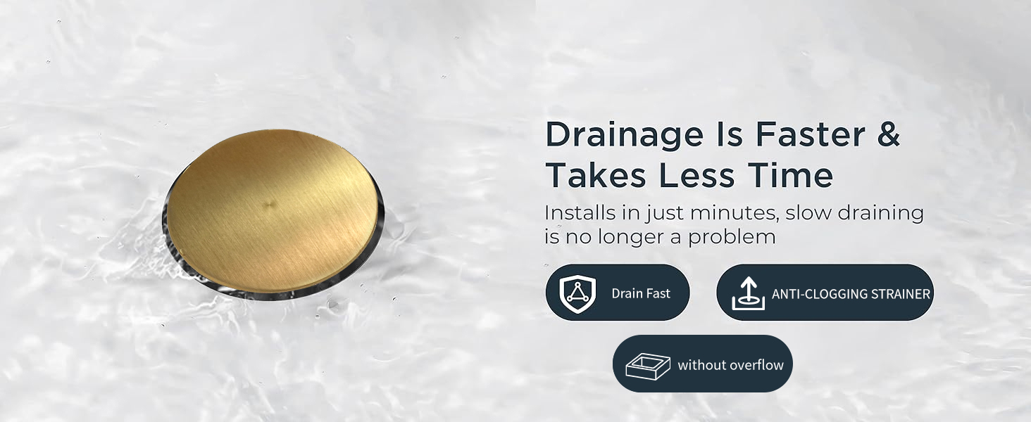 faucet with drain