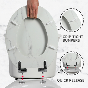 Elongated toilet seat