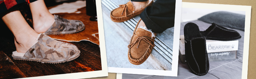 Men's Slippers - Multiple Styles