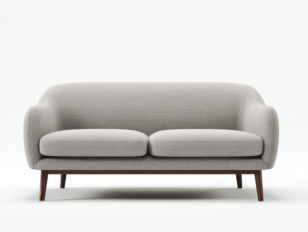 Gerades Sofa Stoff 190x88x78 cm - Beige - Modernes Design-Zaviamohaus