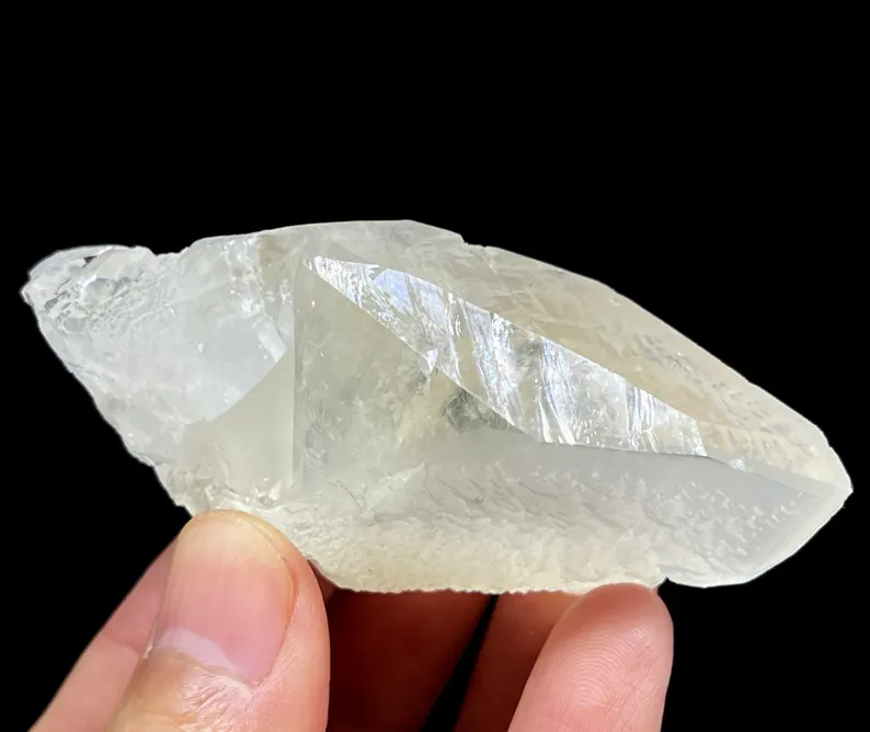 Bright Clear Calcite from Shimen Hunan China, 72mm 78g, Natural Mineral Specimen, CM2372276