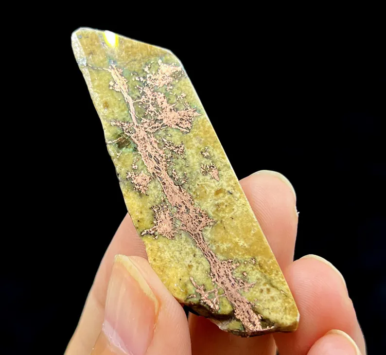 Michigan Native Copper Slab: Sealed Specimen, USA Mined (55mm, 8g CM2382033 )
