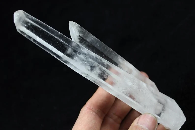 155mm 135g Large Clear Transparent Quartz Cluster from Inner Mongolia China