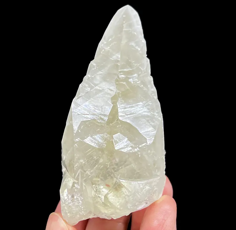 Bright Clear Calcite from Shimen Hunan China, 79mm 127g, Natural Mineral Specimen, CM2352274