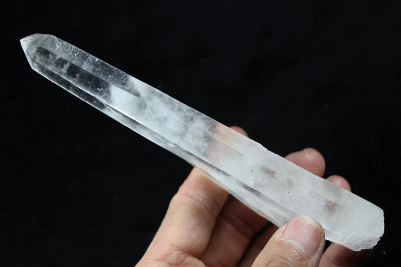155mm 135g Large Clear Transparent Quartz Cluster from Inner Mongolia China