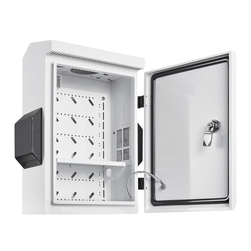 Outdoor Electrical Box with Thermostat and Fan, Cold-Rolled Steel Plate, Aluminum Alloy Back Beam,H3 Series
