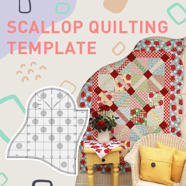 Scallop Quilting Template