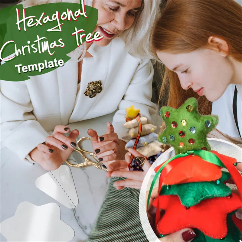 Christmas tree template（4PCS）