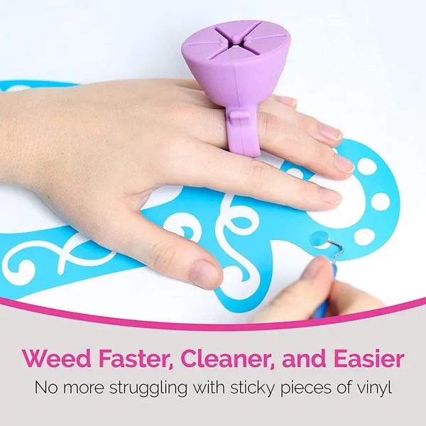 Craft Vinyl Weeding Scrap Collector Ring