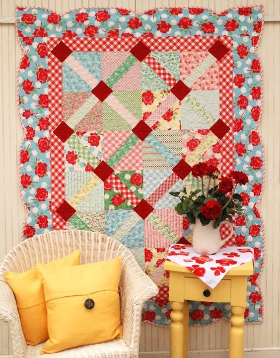 Scallop Quilting Template