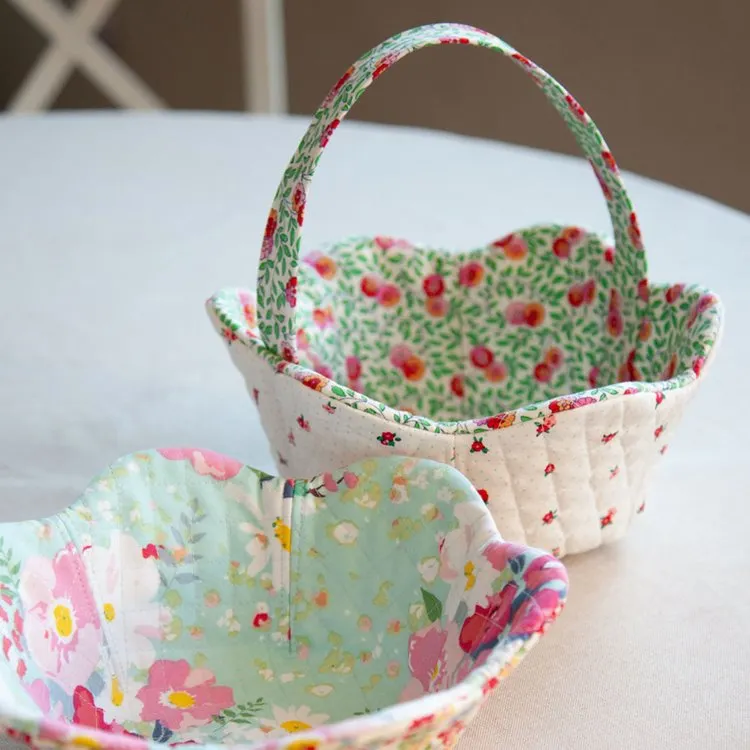 Lovely Flower Bowl Pattern Template-With Instructions