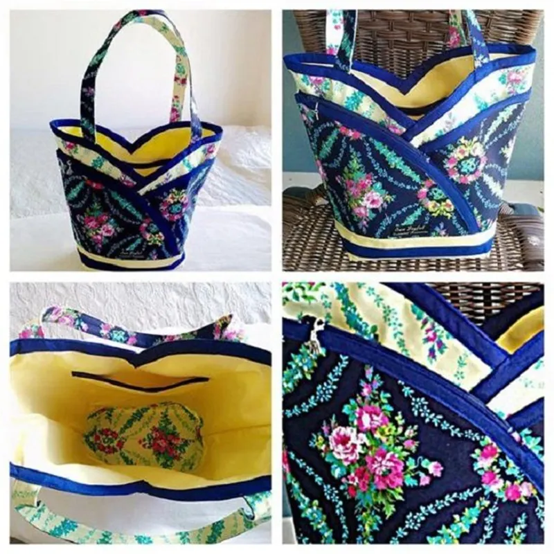 Cute Basket Bag Pattern Template-With Tutorial