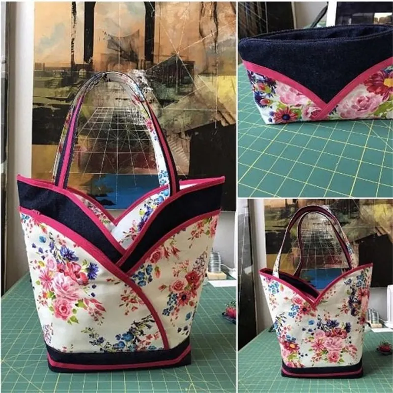 Cute Basket Bag Pattern Template-With Tutorial