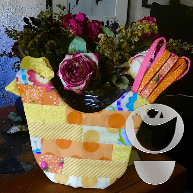 Cute Chicken Pot Holder Template Set -With Instruction