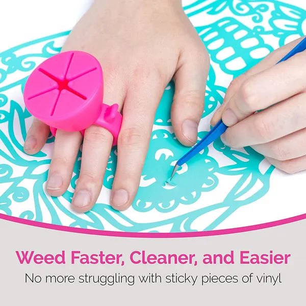 Craft Vinyl Weeding Scrap Collector Ring