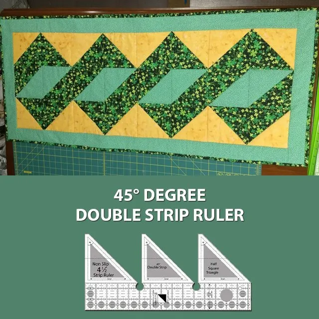 45° Degree Double Strip Ruler
