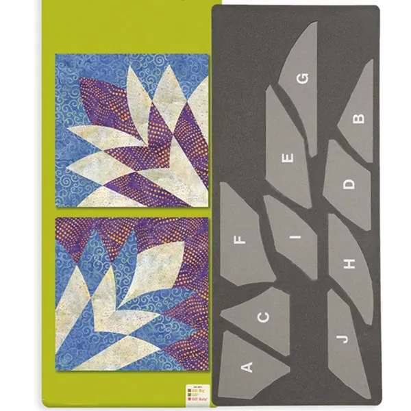 Cleopatra's Fan Quilt & Patchwork Template Set