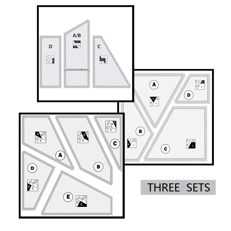 Quilting & Patchwork Cutting Templates