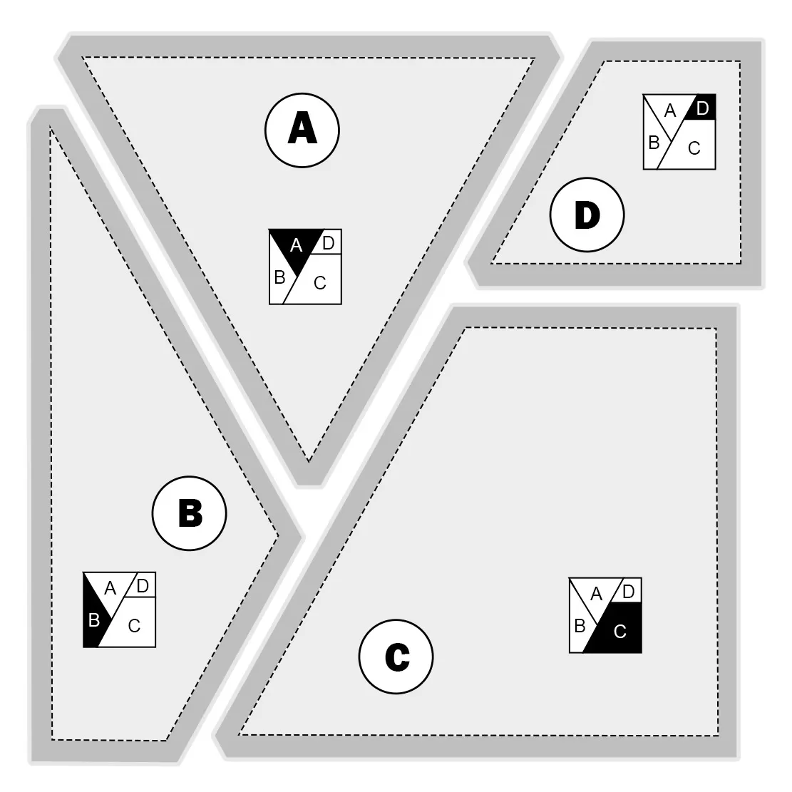 Quilting & Patchwork Cutting Templates