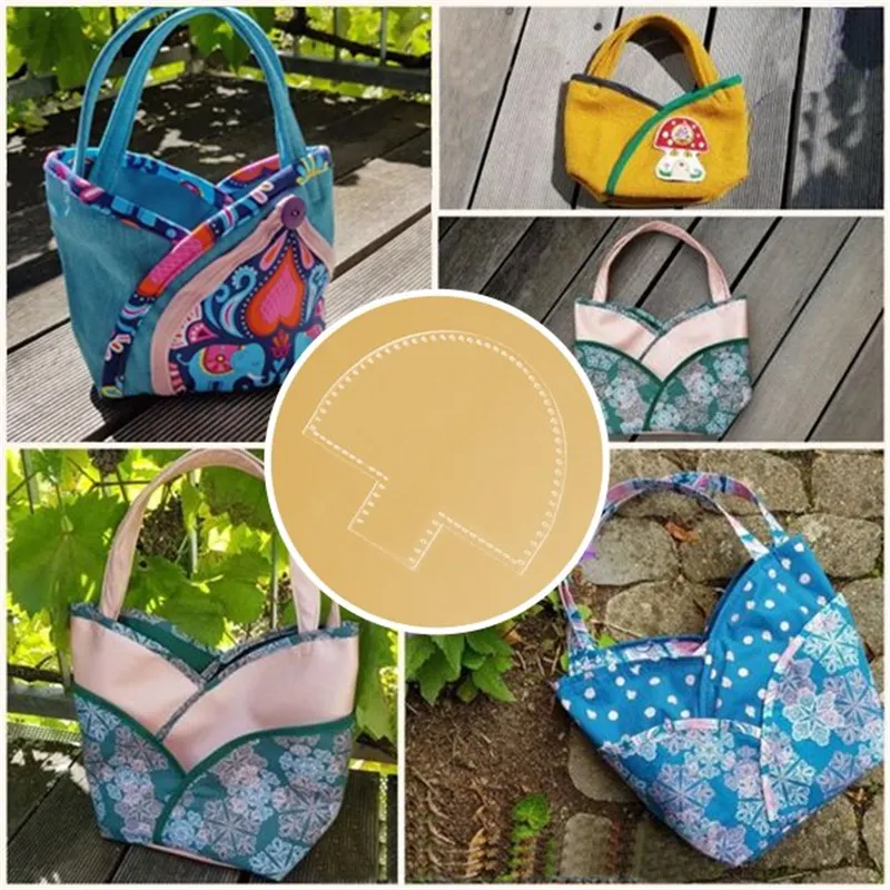 Cute Basket Bag Pattern Template-With Tutorial