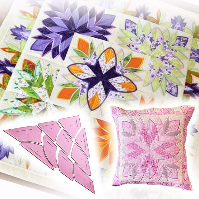 Cleopatra's Fan Quilt & Patchwork Template Set